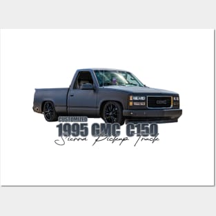 Custom 1995 GMC C1500 Sierra Pickup Truck Posters and Art